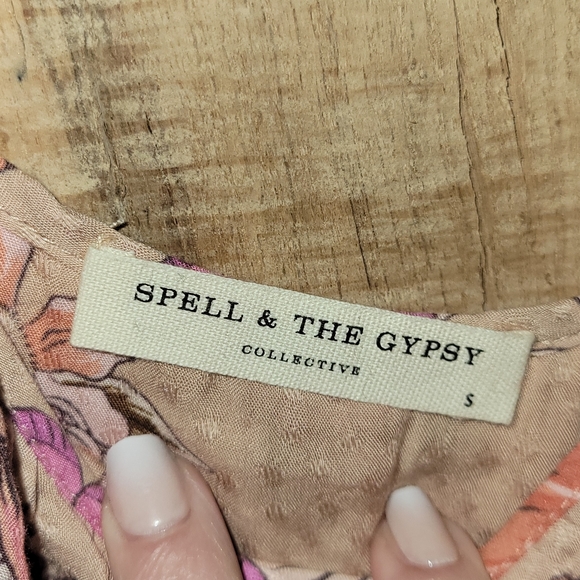 ❌️SOLD❌️Spell Siren Song Strappy Midi Dress Size S - Picture 4 of 6